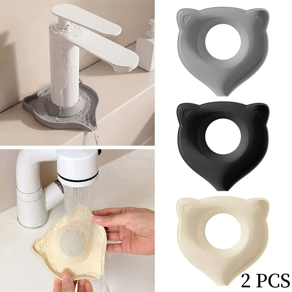 Silicone Tap Washer - 2pcs 크리 에이 티브 고양이 모양의