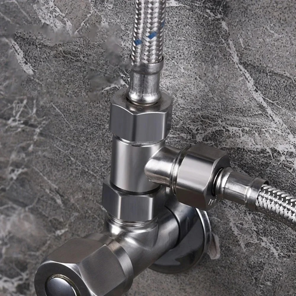 Shower Valve Cartridge - G1/2 스테인레스 스틸 T 어댑터 다이버터