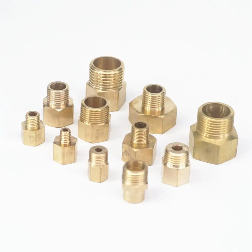 Compression Fitting Brass - 2pcs M14x1 M14x1.5 M16x1.5 암-크기 남성
