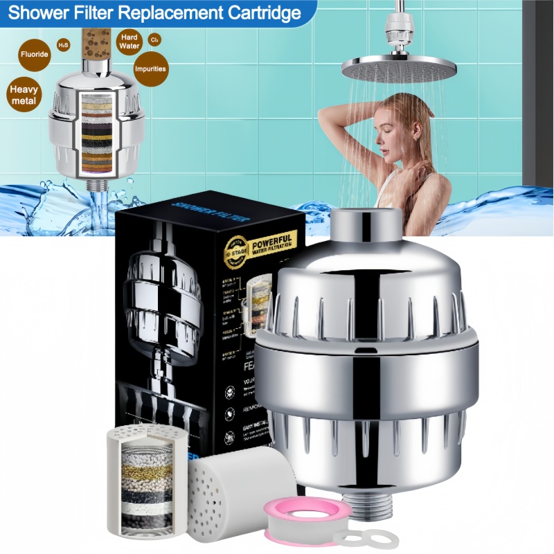 Shower Valve Cartridge - 15/20 단계 경수용 고출력 샤워 헤드