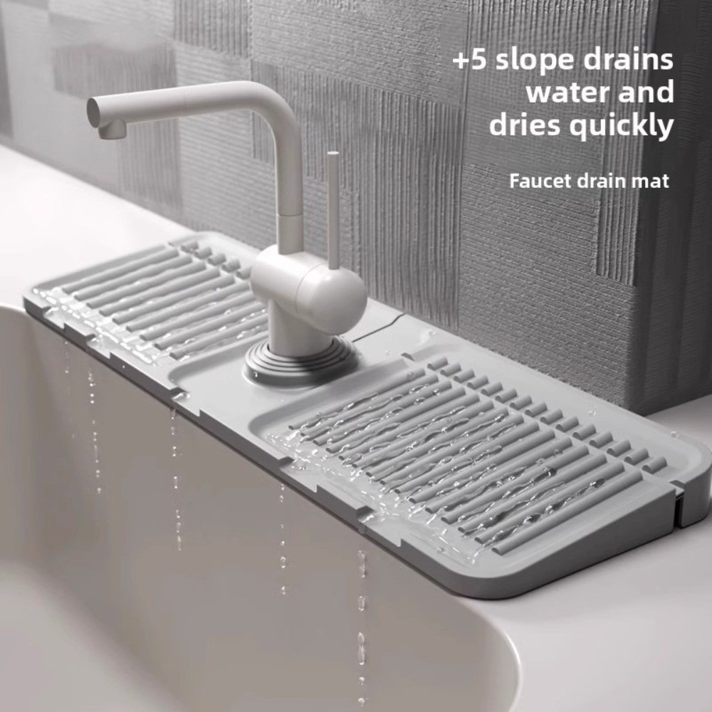 내구성 있는 38*12cm 수도꼭지 배수 매트 높이 조 - Silicone Tap Washer 리뷰 및 가격