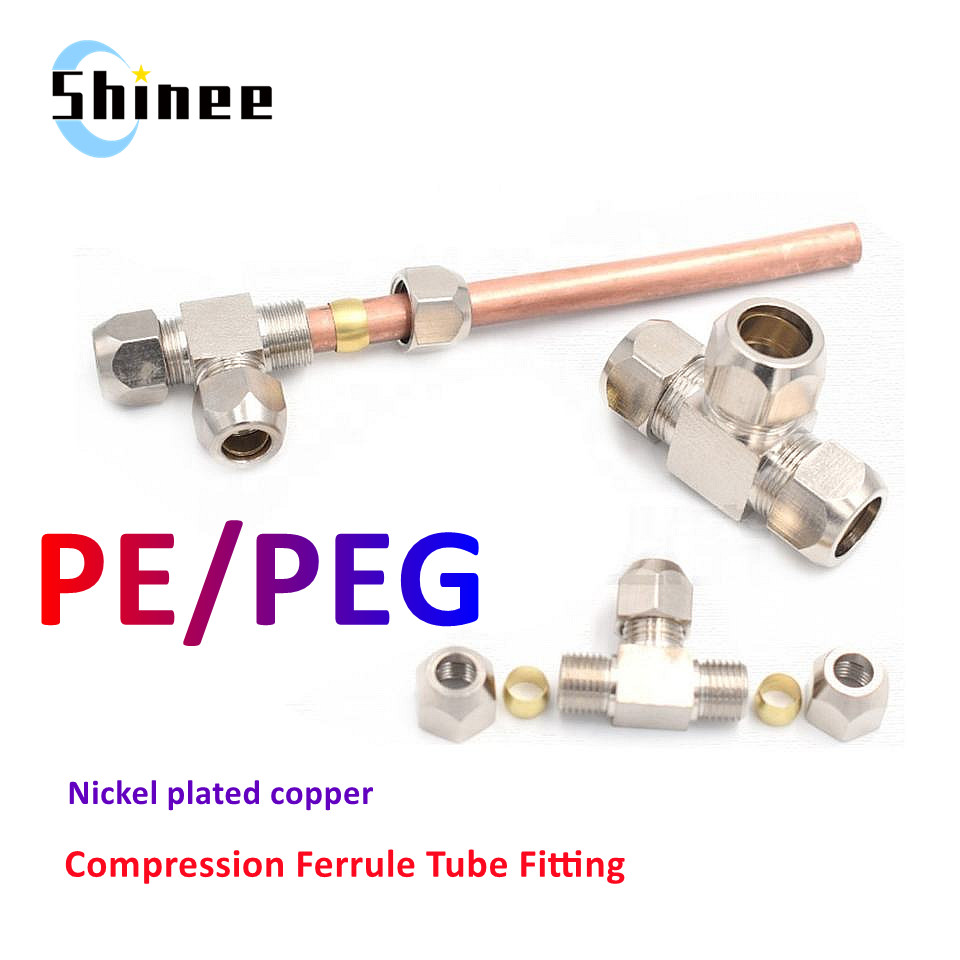 공압 피팅 황동 T 타입 4 6 8 10 12 14 1 - Compression Fitting Brass 리뷰 및 가격