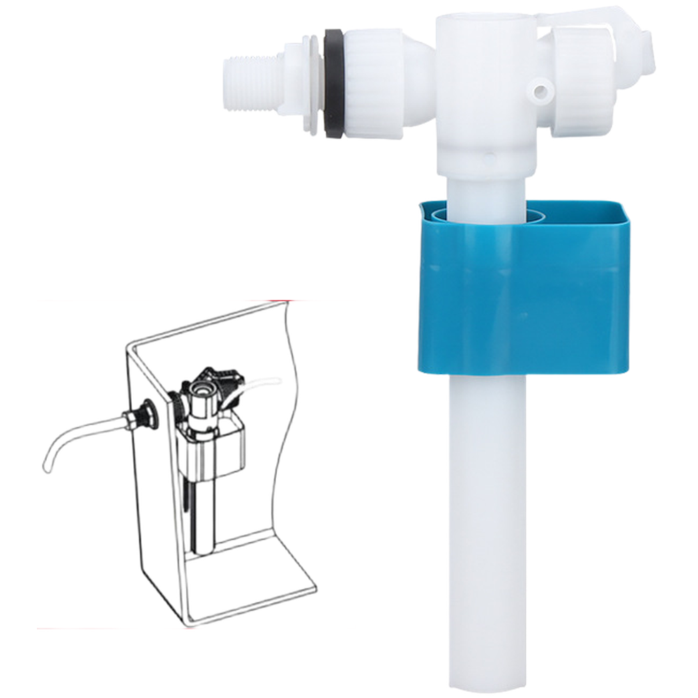 3/8인치 황동 나사 연결이 가능한 ABS 변기 측면  - Toilet Fill Valve 리뷰 및 가격
