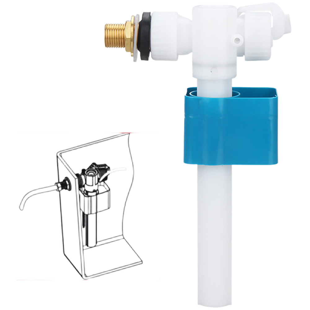 3/8인치 황동 나사 연결이 가능한 ABS 변기 측면  - Toilet Fill Valve 리뷰 및 가격